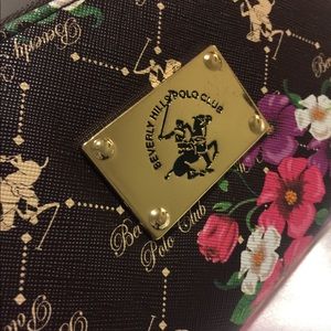 🎁Beverly Hills Polo Club Floral Double Zip Wallet